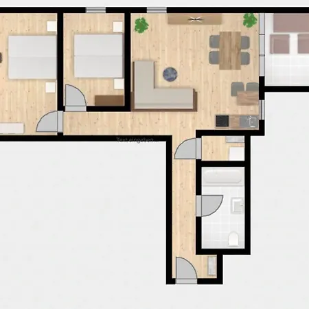 Bookandstay24 Mit Kueche, Balkon Und Parkplatz Apartment Hanau